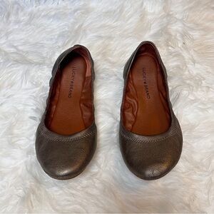 Lucky Brand Women's Silver Loafers